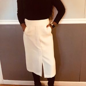Petite Sag Harbor Wool Blend Skirt